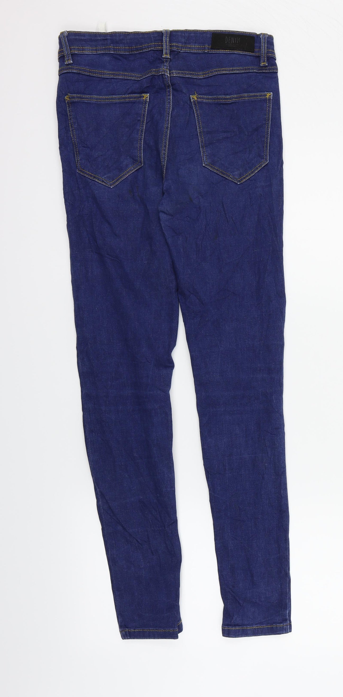 RESERVED Womens Blue   Straight Jeans Size 6 L28 in