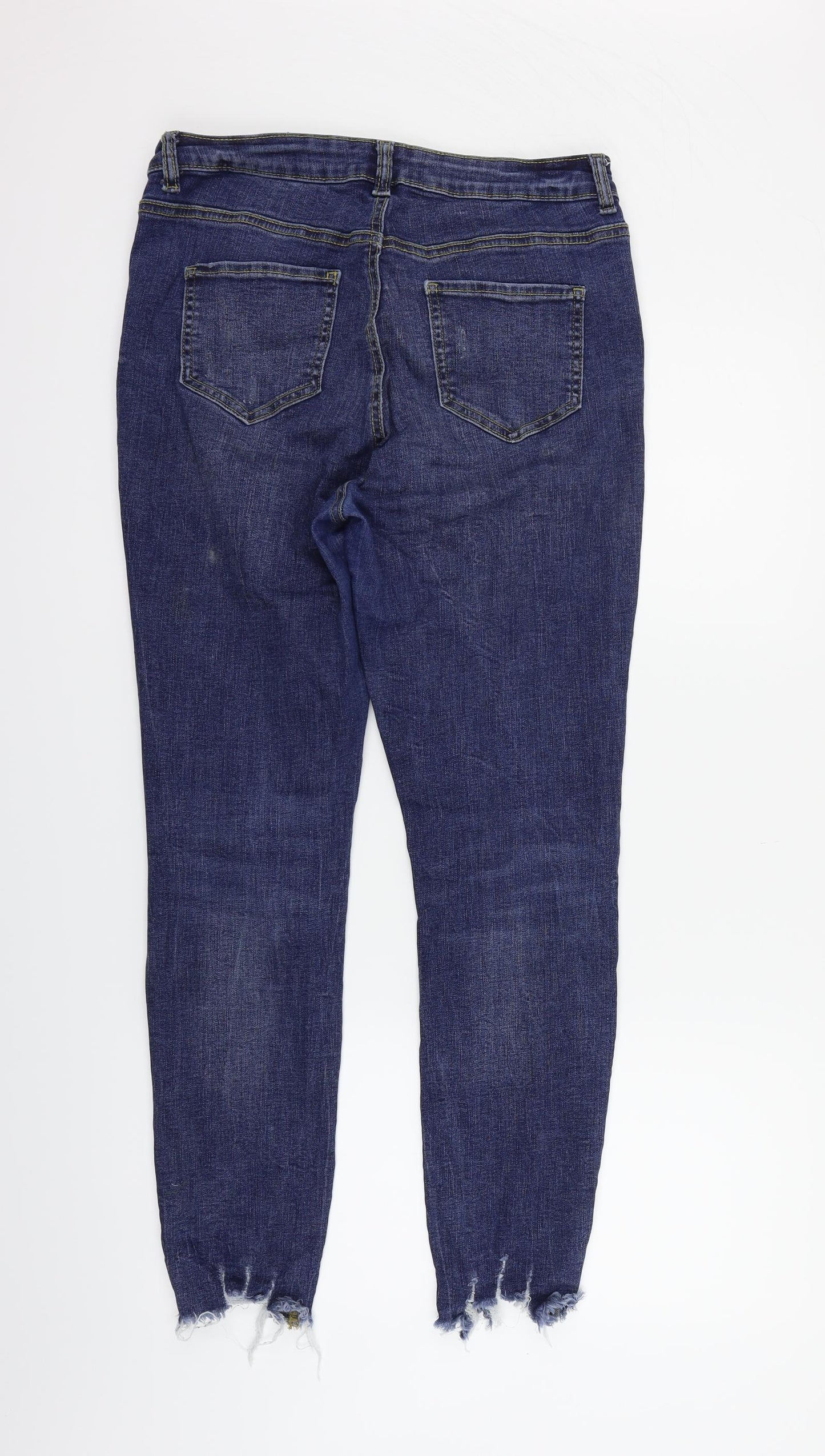 deniem & co Womens Blue   Straight Jeans Size 14 L27 in