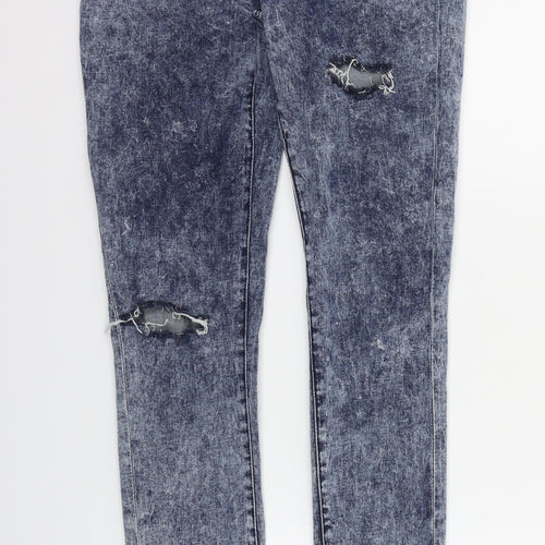 deniem & co Womens Blue   Straight Jeans Size 12 L28 in