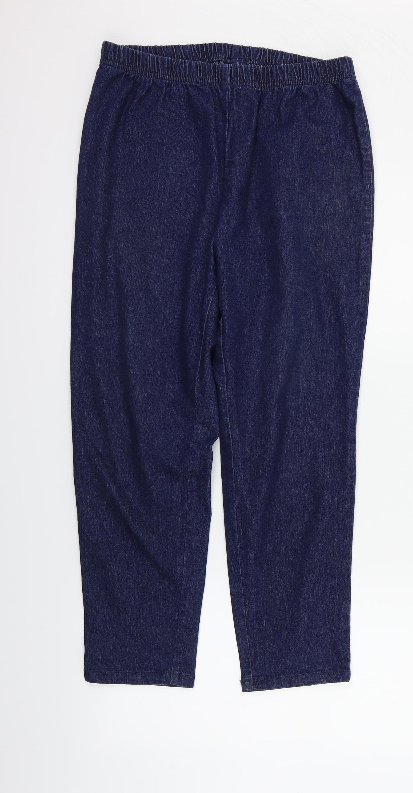 Simply Be Womens Blue   Straight Jeans Size 16 L22 in