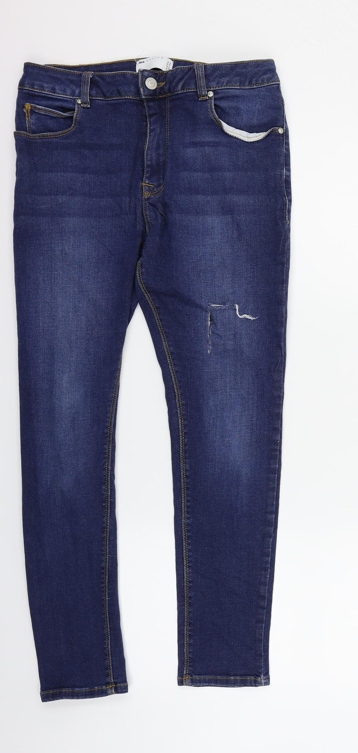 ASOS Womens Blue Skinny Jeans Size 32 in L30 in