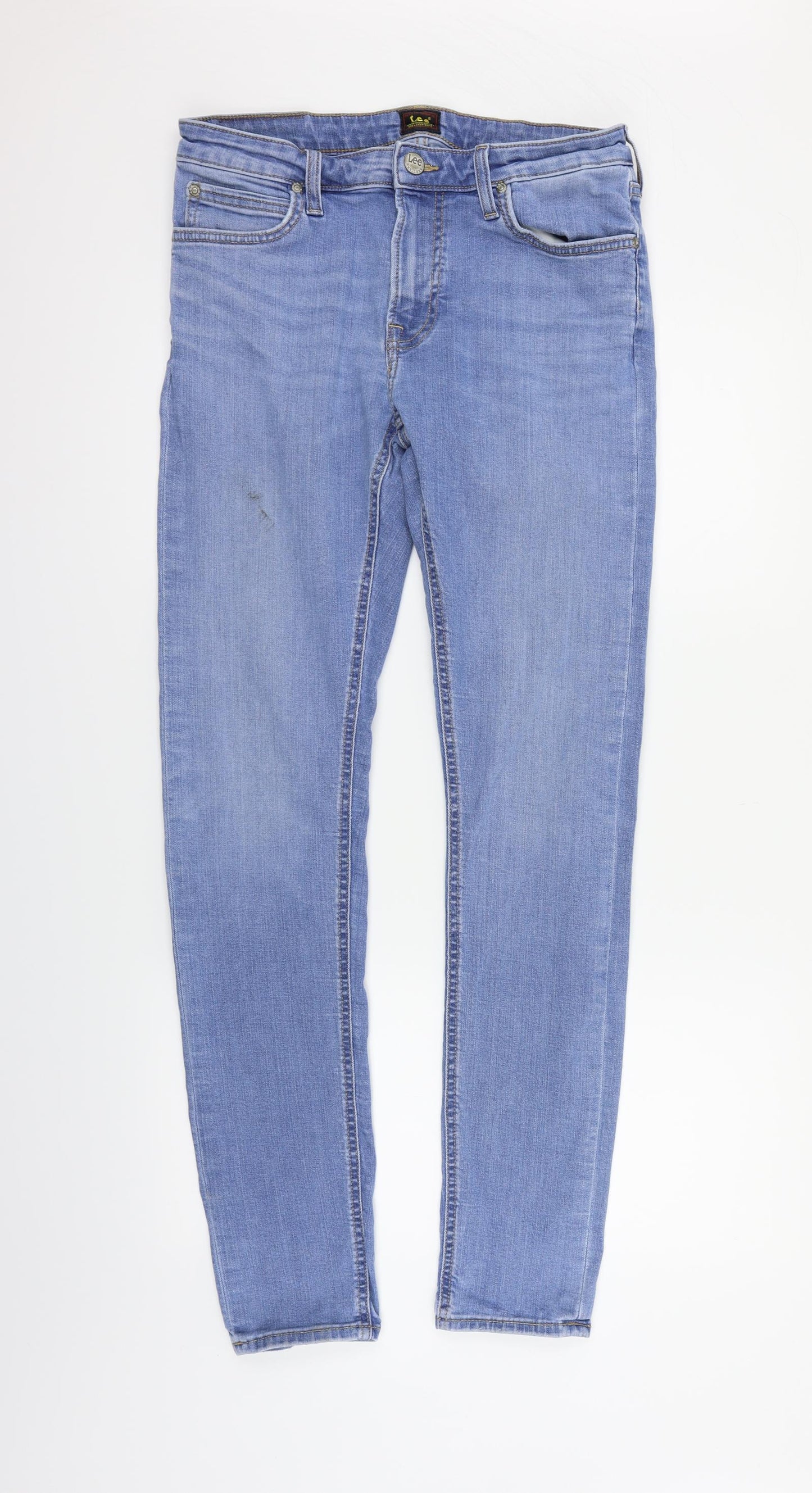 Lee Womens Blue   Straight Jeans Size 32 in L34 in