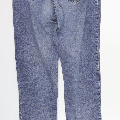JUST FOR YOU Womens Blue   Straight Jeans Size 10 L28 in