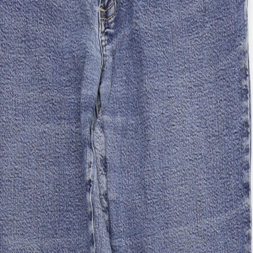 JUST FOR YOU Womens Blue   Straight Jeans Size 10 L28 in