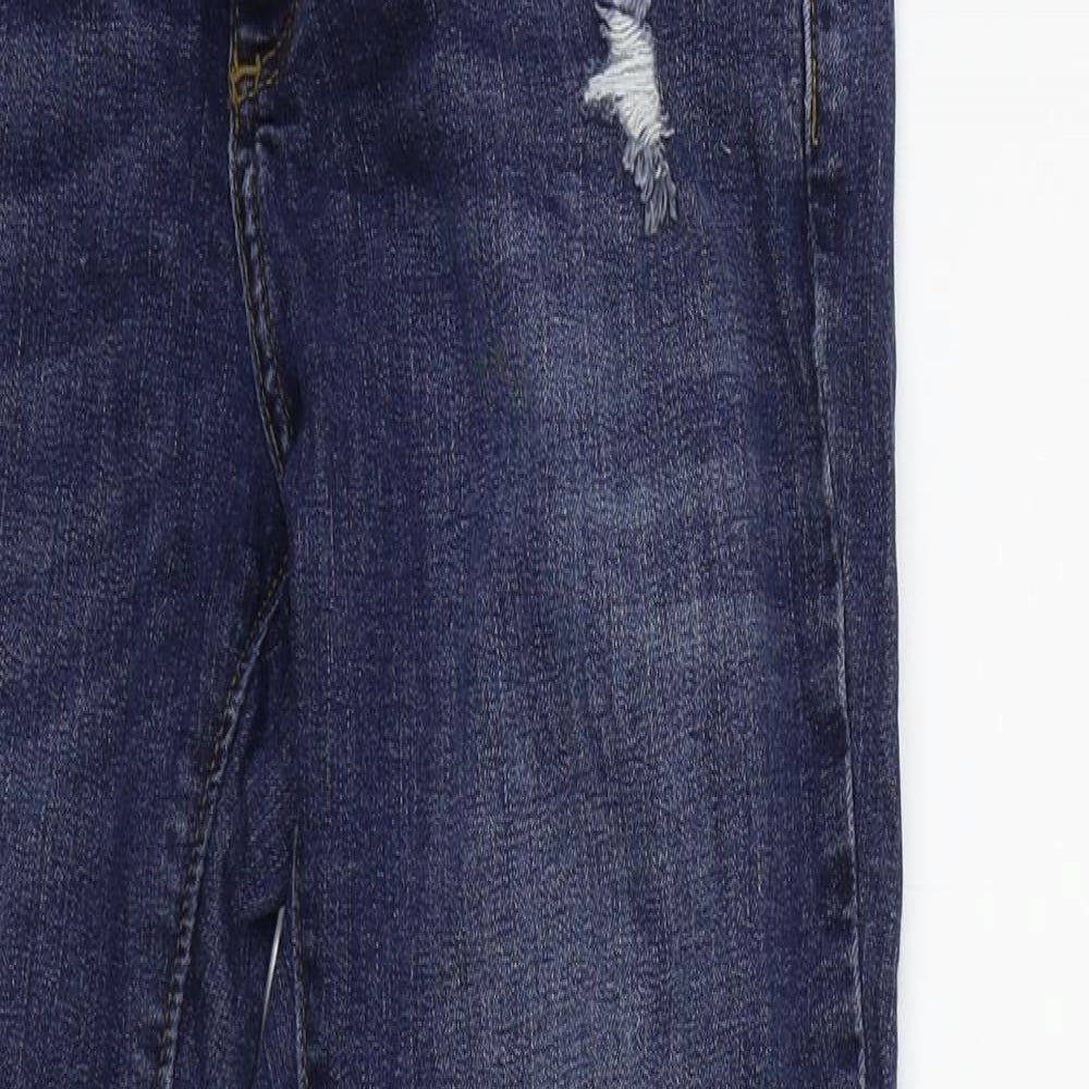 deniem & co Womens Blue   Straight Jeans Size 10 L25 in