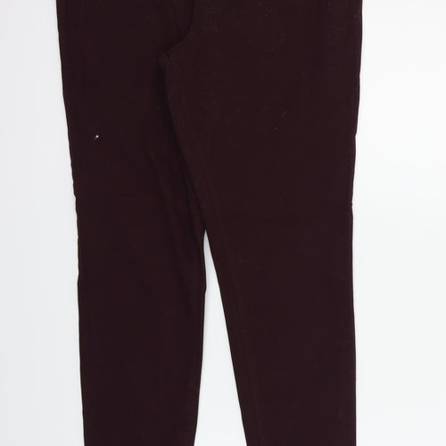 Papaya Womens Purple   Jegging Trousers Size 12 L26 in