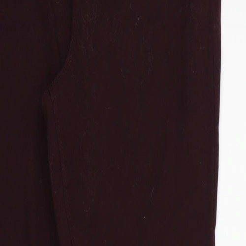 Papaya Womens Purple   Jegging Trousers Size 12 L26 in