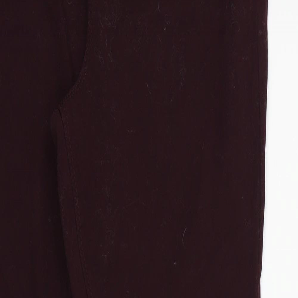 Papaya Womens Purple   Jegging Trousers Size 12 L26 in