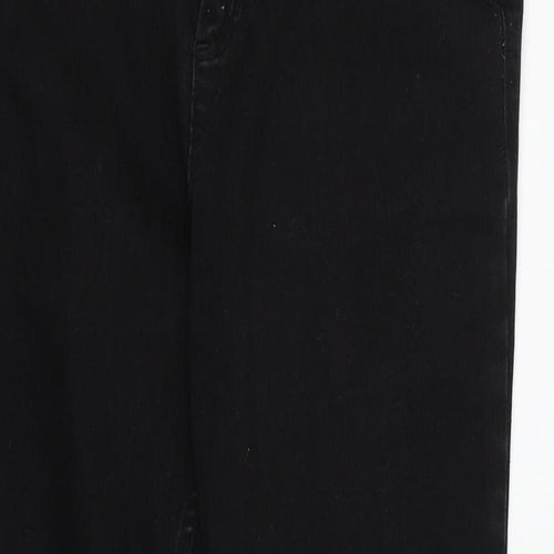 Straight Womens Black   Straight Jeans Size 12 L26 in
