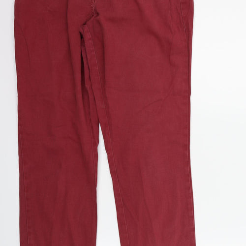Debenhams Womens Purple   Straight Jeans Size 12 L28 in