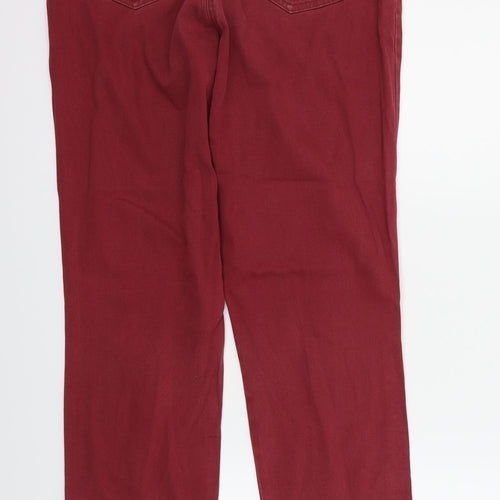 Debenhams Womens Purple   Straight Jeans Size 12 L28 in