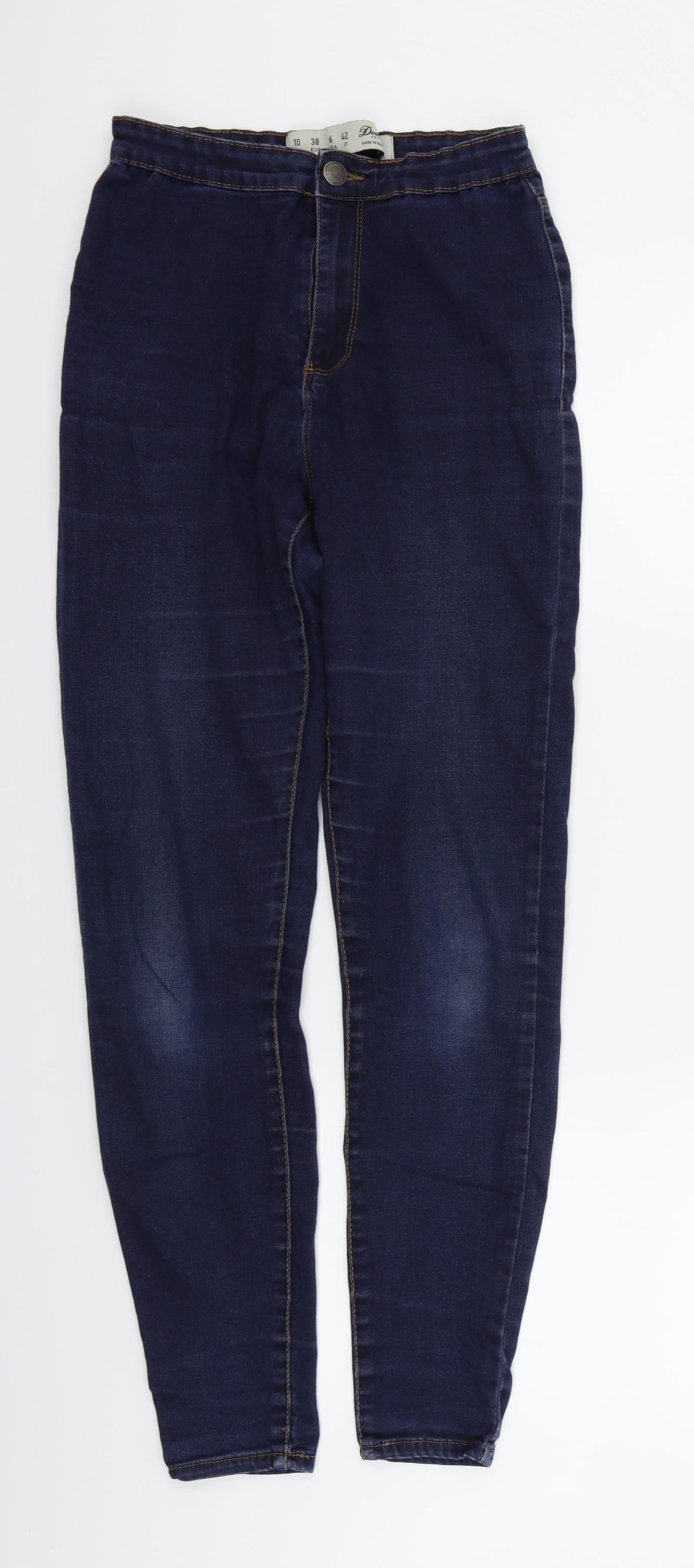 deniem & co Womens Blue   Straight Jeans Size 10 L27 in