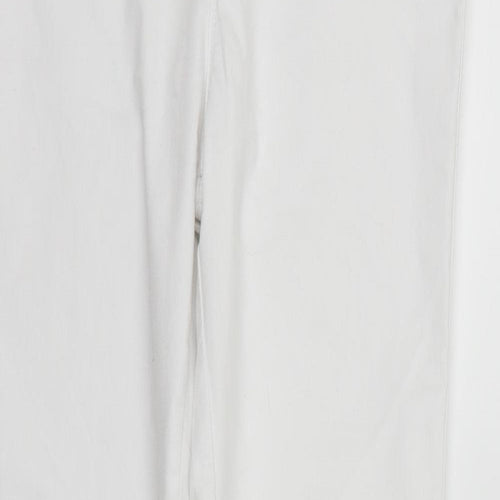 deniem & co Womens White   Straight Jeans Size 14 L28 in
