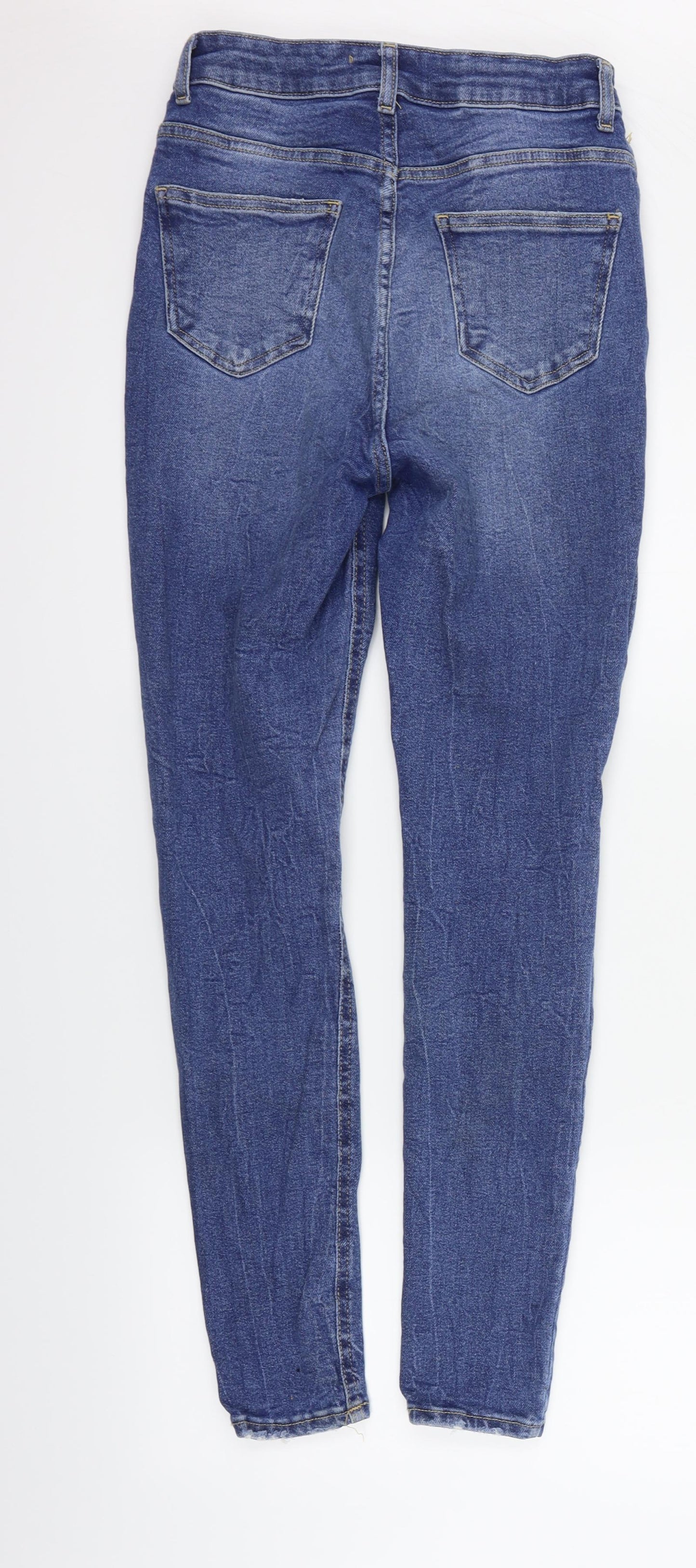 New Look Womens Blue   Straight Jeans Size 8 L28 in