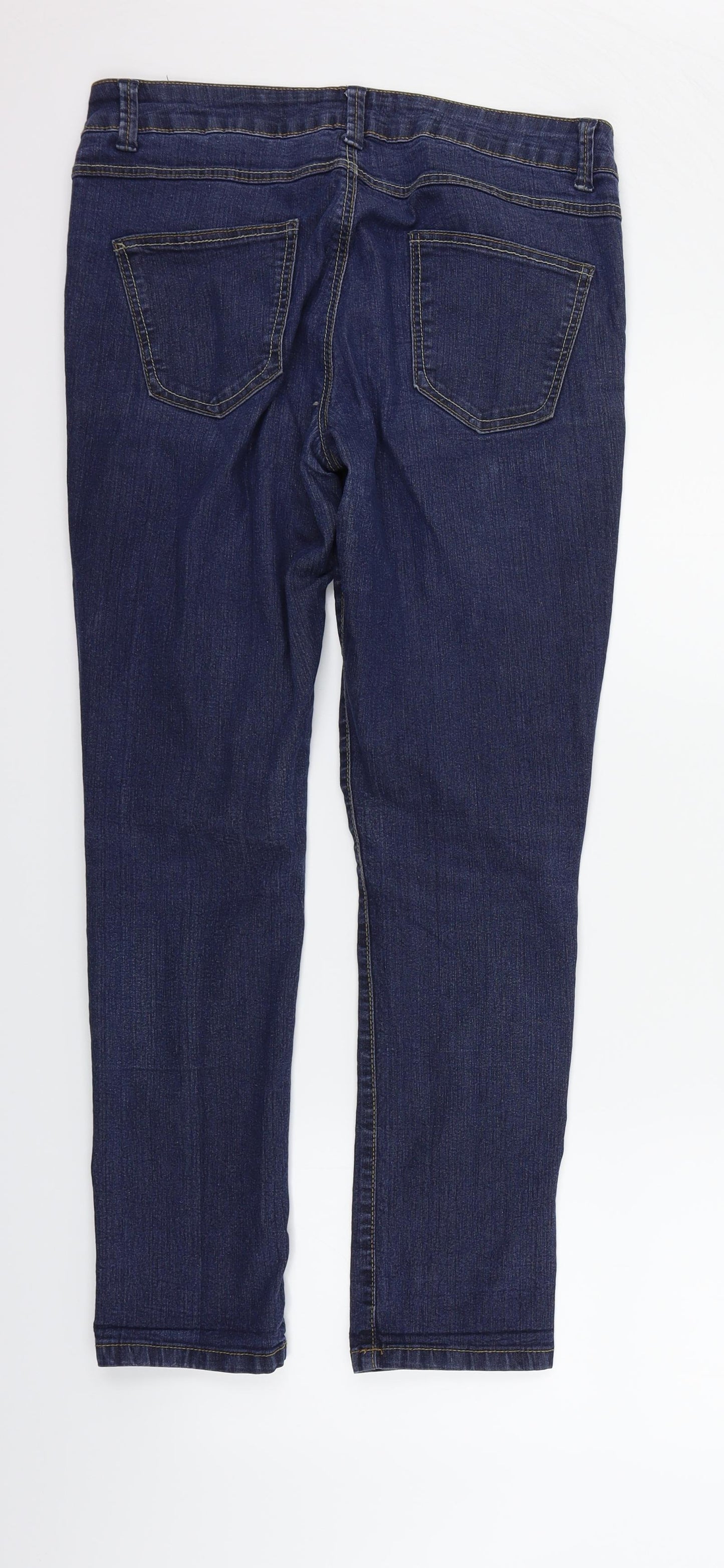 Dorothy Perkins Womens Blue   Straight Jeans Size 10 L26 in