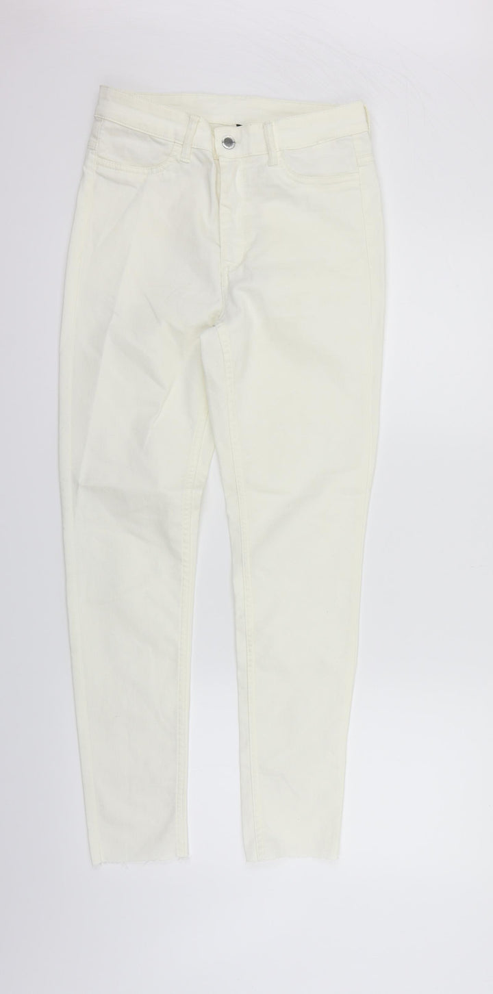 Divided Womens White   Straight Jeans Size 12 L27 in