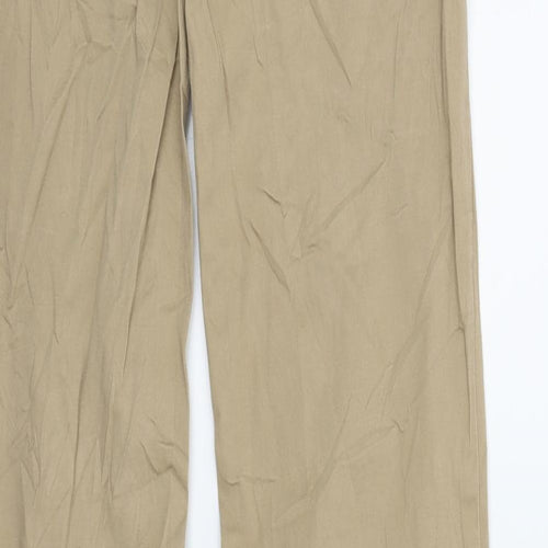 zara basic Womens Beige   Trousers  Size 10 L31 in