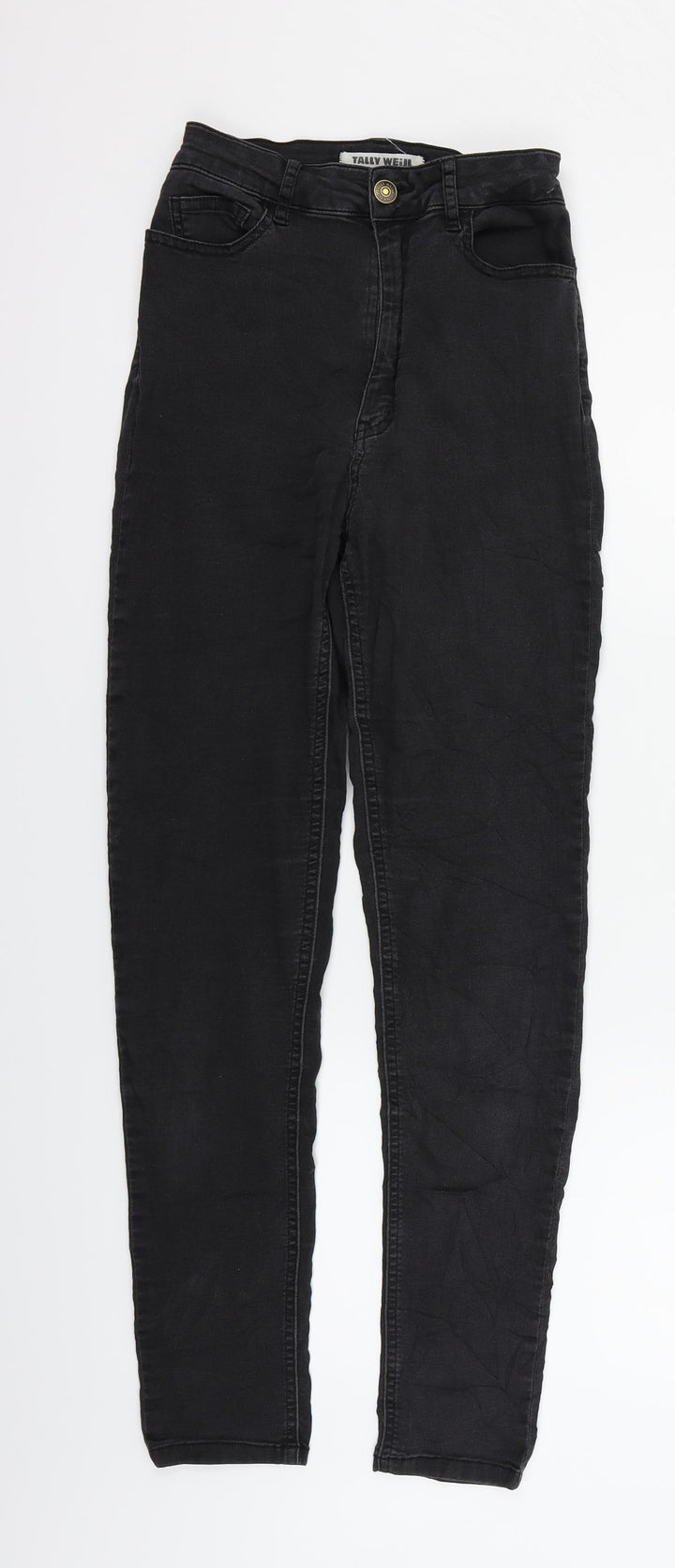 TALLY WEiJL Womens Black   Straight Jeans Size 10 L28 in