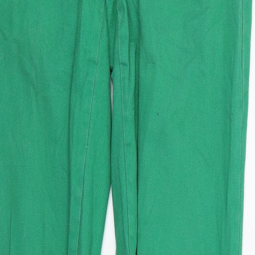 Crazy World Womens Green   Straight Jeans Size 10 L30 in
