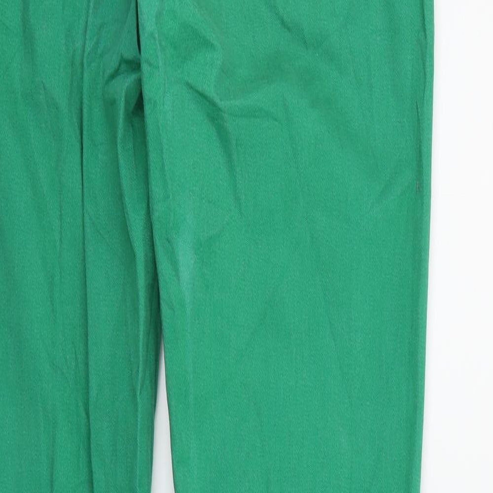 Crazy World Womens Green   Straight Jeans Size 10 L30 in