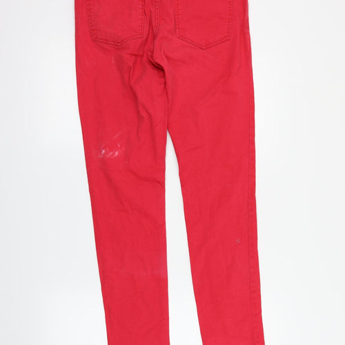 Crazy World Womens Red   Trousers  Size 10 L29 in