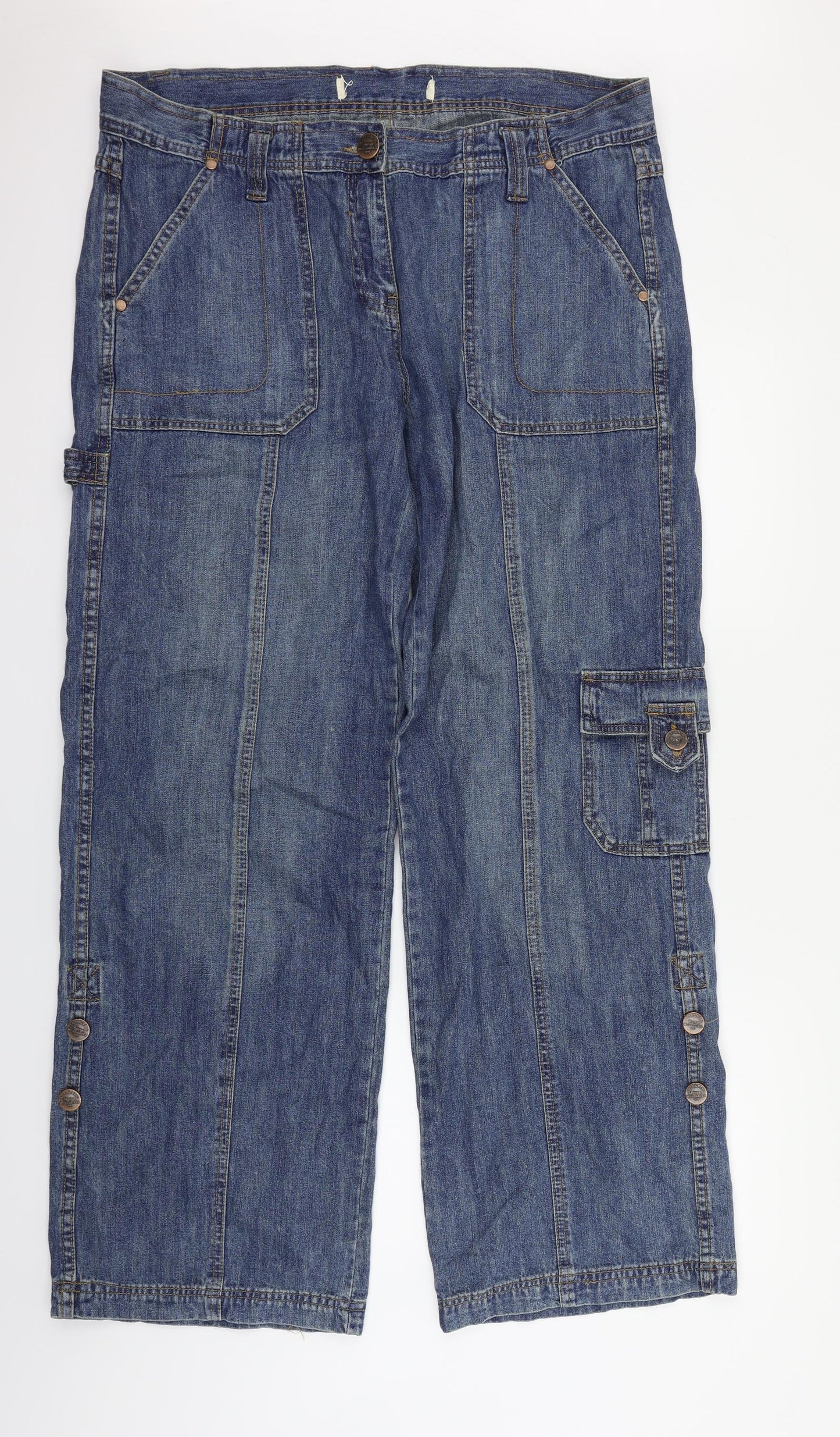 New Look Womens Blue   Straight Jeans Size 18 L32 in
