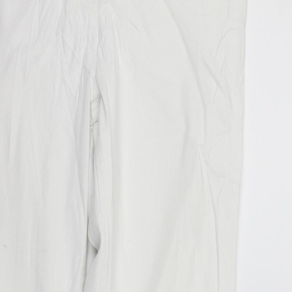 John Boner Womens White   Straight Jeans Size 12 L34 in