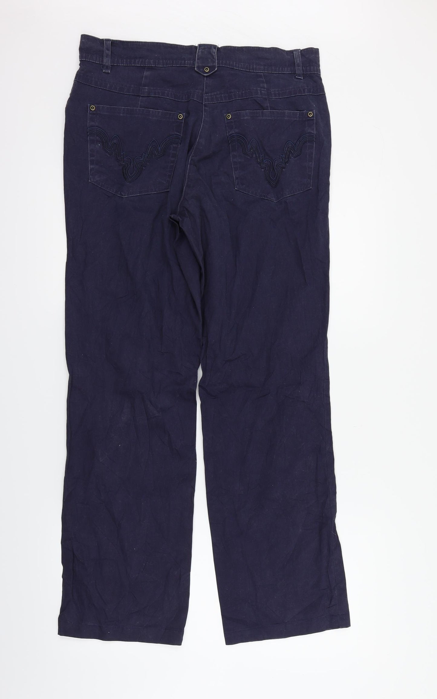 Mode Womens Blue   Trousers  Size 32 in L31 in