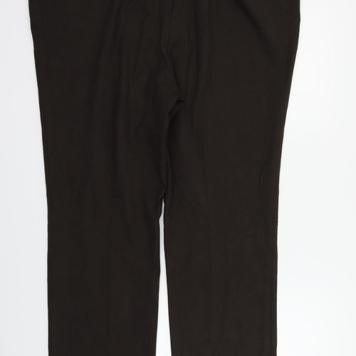 Stark Womens Brown   Trousers  Size 22 L31 in