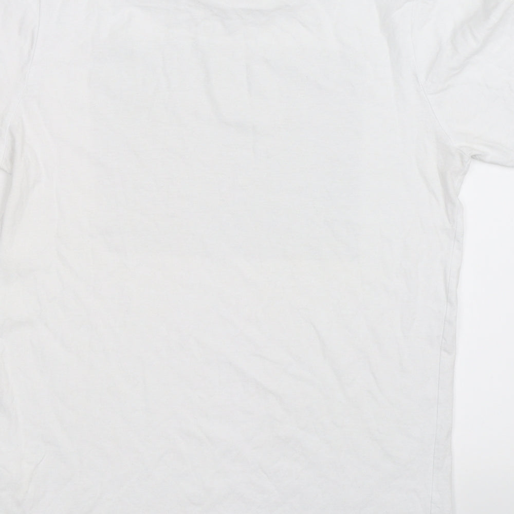 Kiabi Boys White   Basic T-Shirt Size XS  - Slow Life