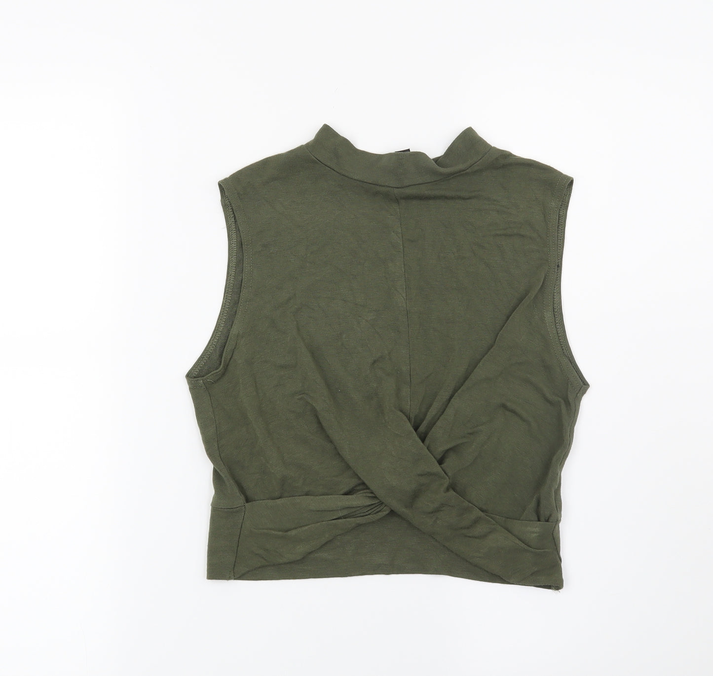 Topshop Womens Green   Basic Blouse Size 12