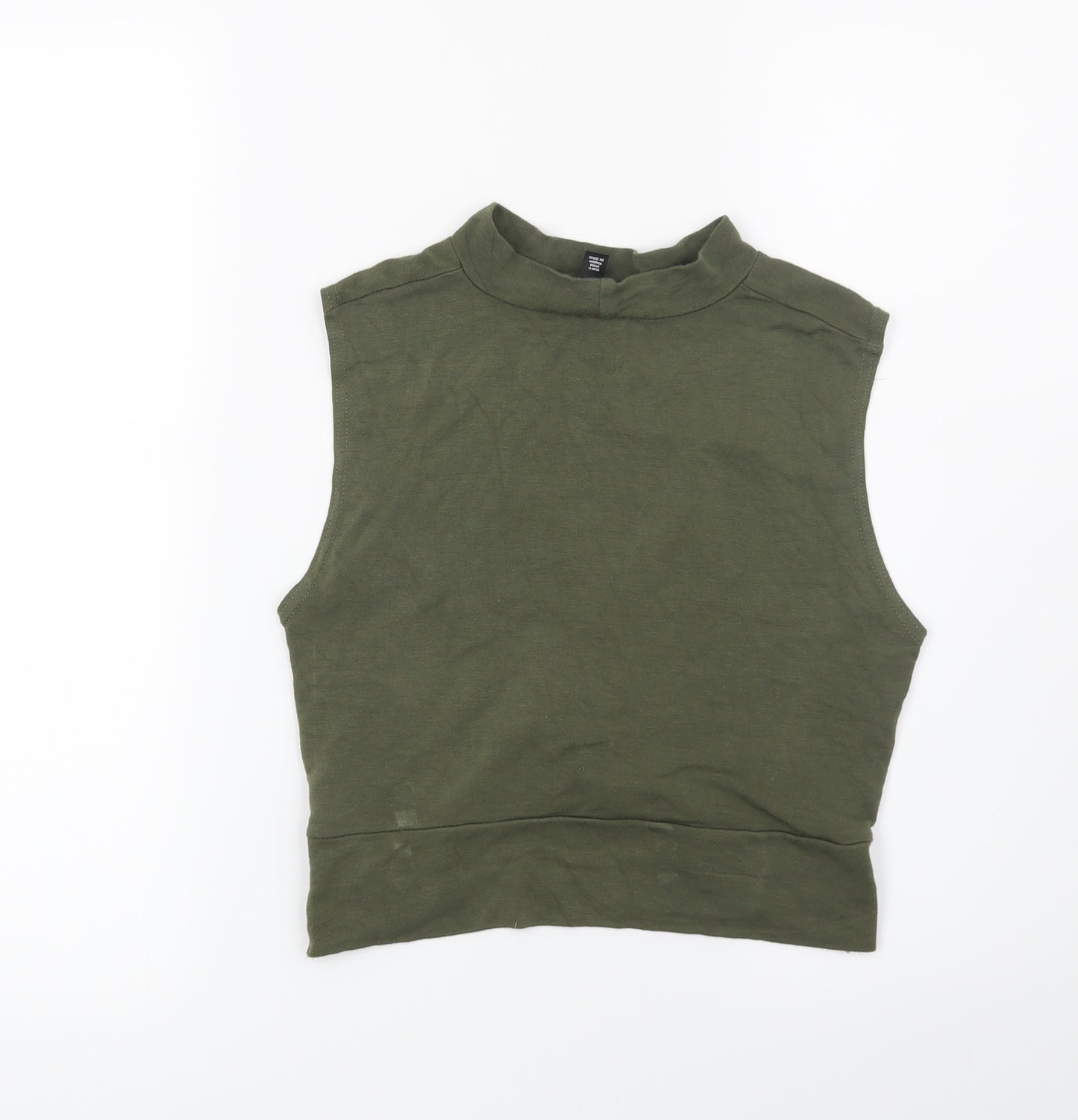 Topshop Womens Green   Basic Blouse Size 12