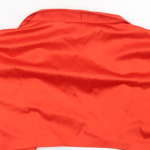 Preworn Womens Red   Jacket Blazer Size M