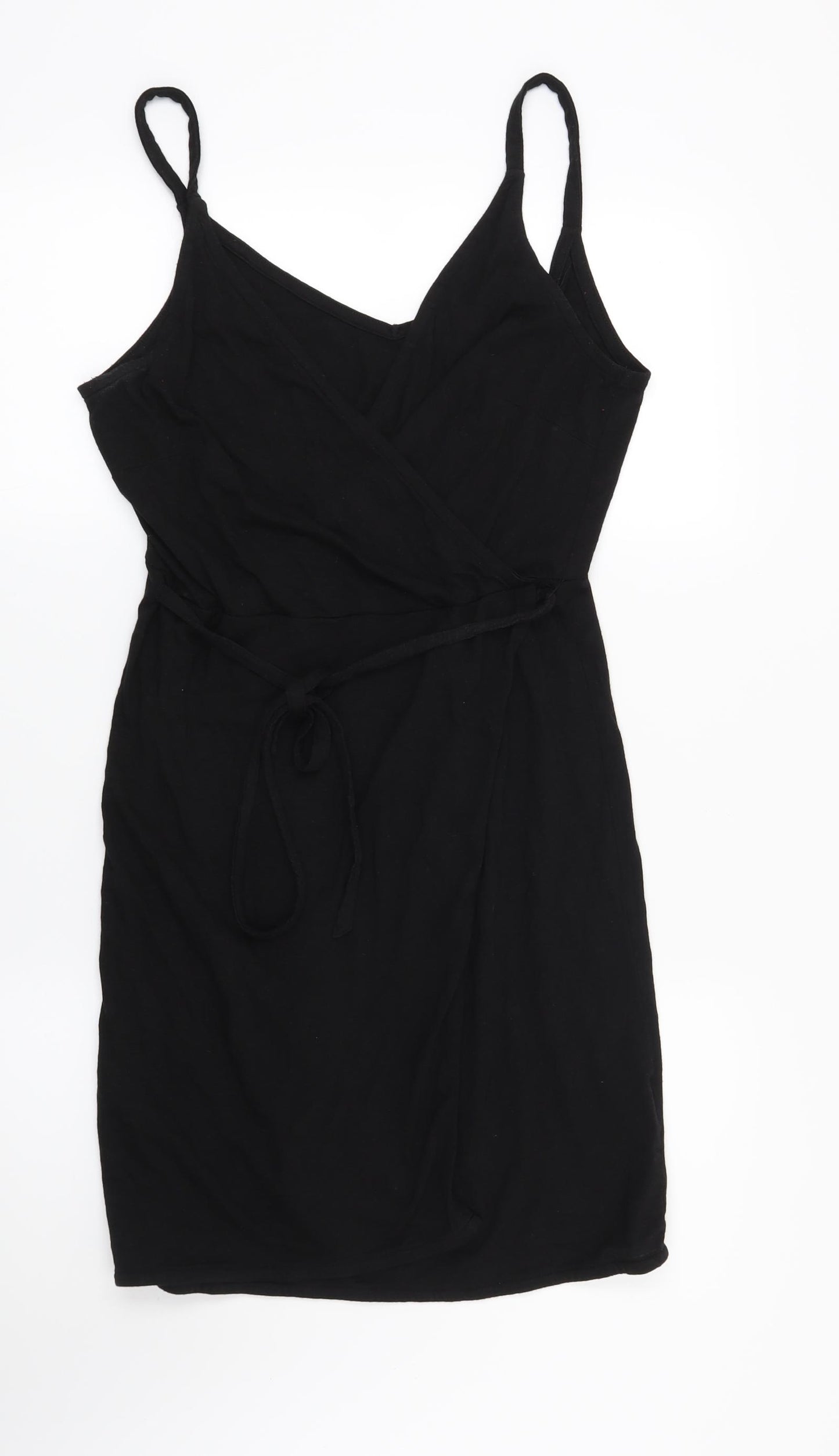 H&M Womens Black   Wrap Dress  Size S