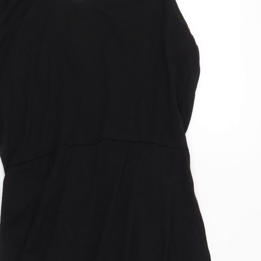 H&M Womens Black   Wrap Dress  Size S