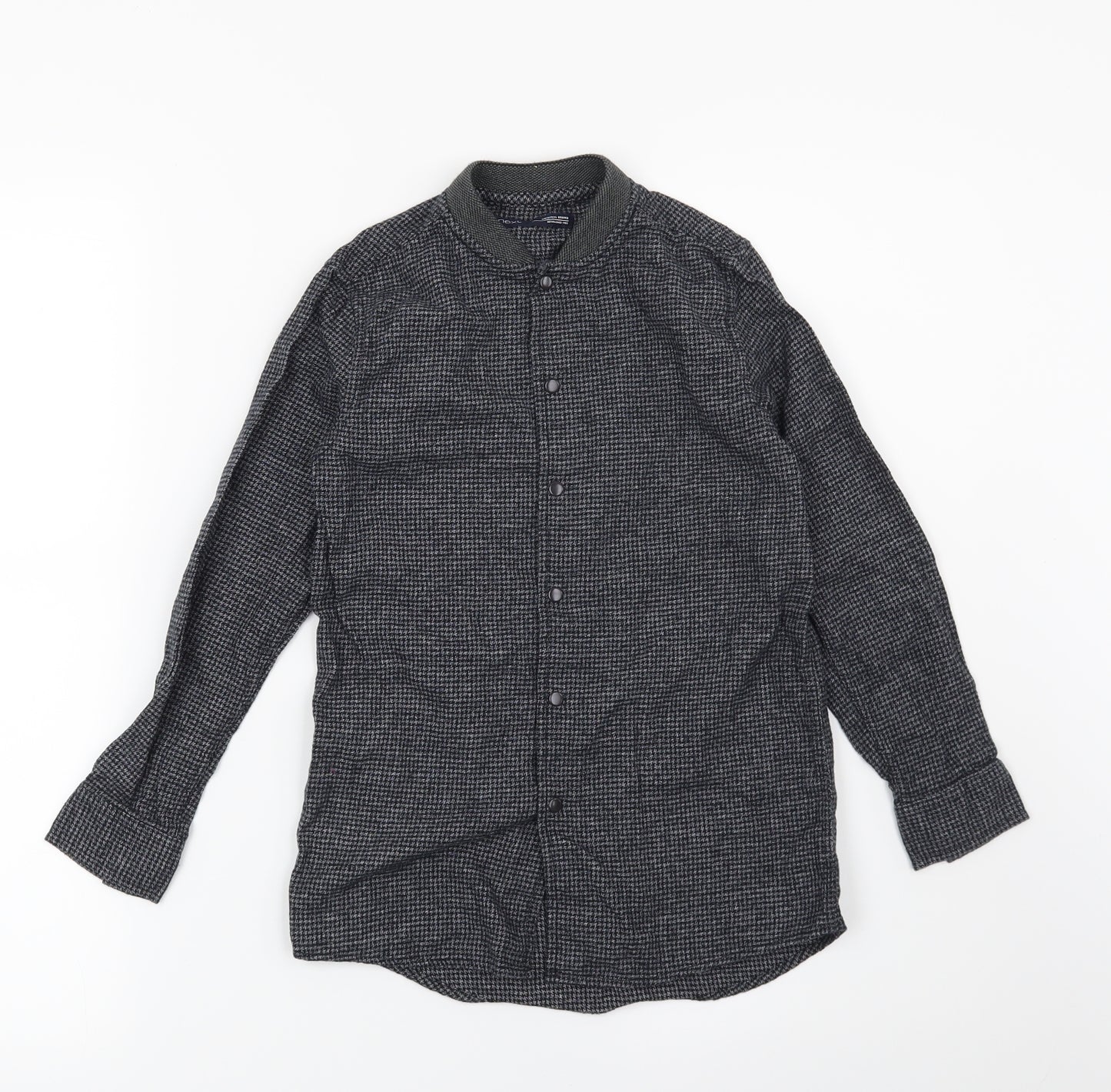 NEXT Boys Blue Check  Basic Button-Up Size 7 Years