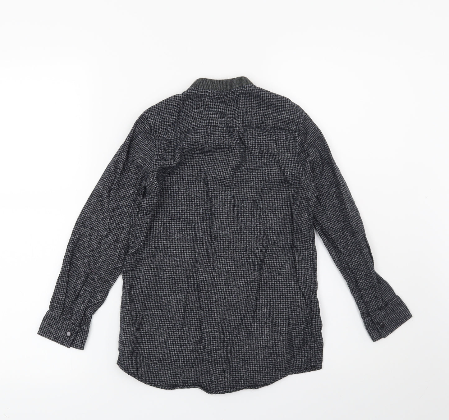 NEXT Boys Blue Check  Basic Button-Up Size 7 Years
