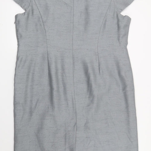 Jacques Vert Womens Grey Floral  Shift  Size 24