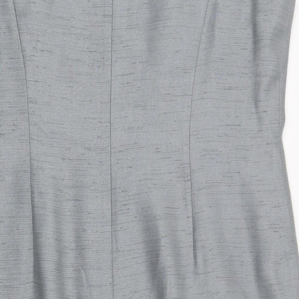 Jacques Vert Womens Grey Floral  Shift  Size 24