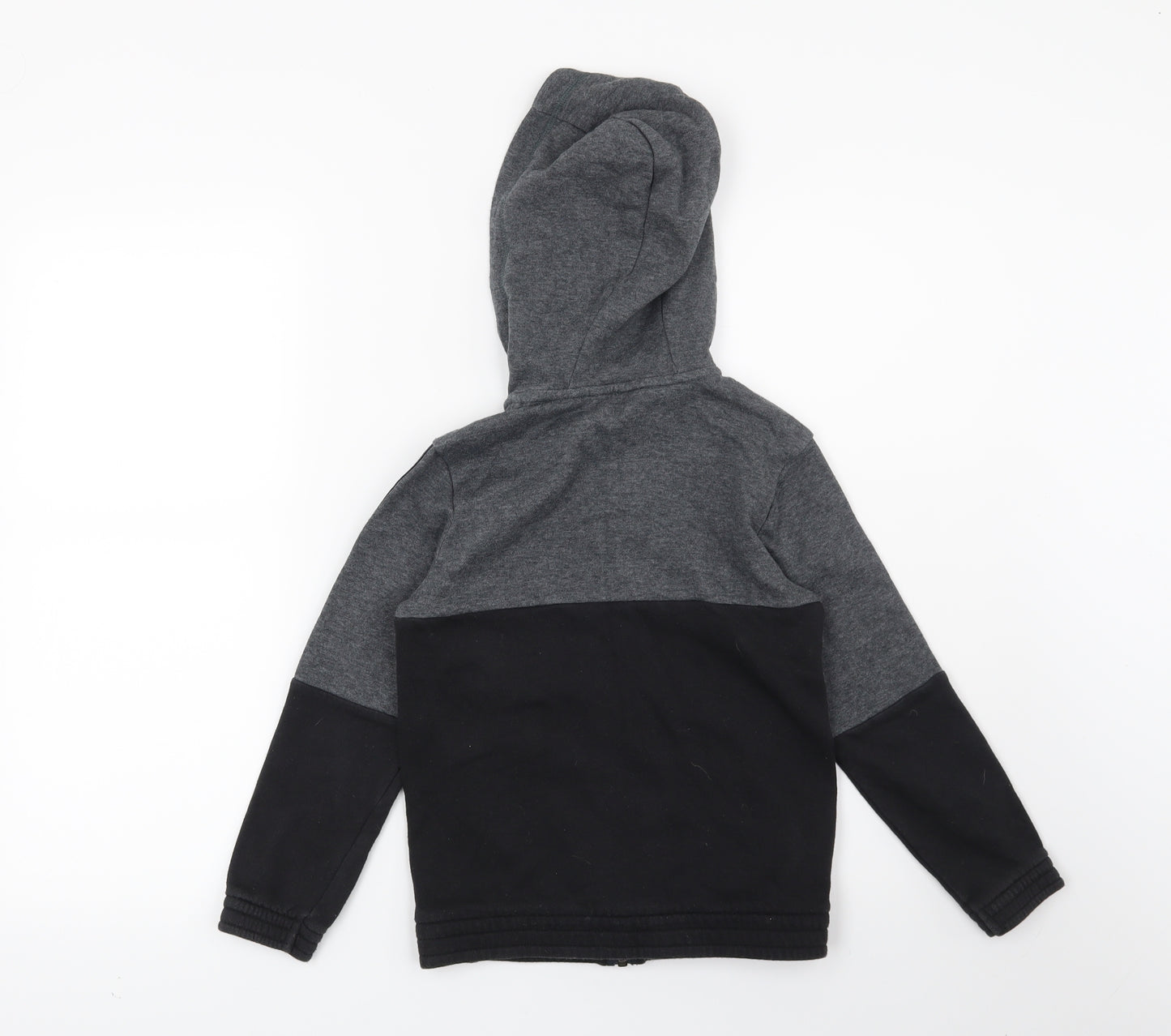 adidas Boys Grey   Full Zip Hoodie Size 7-8 Years