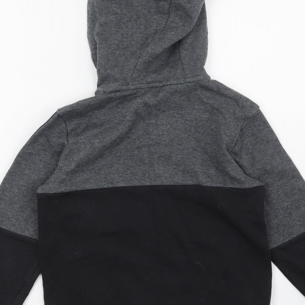 adidas Boys Grey   Full Zip Hoodie Size 7-8 Years
