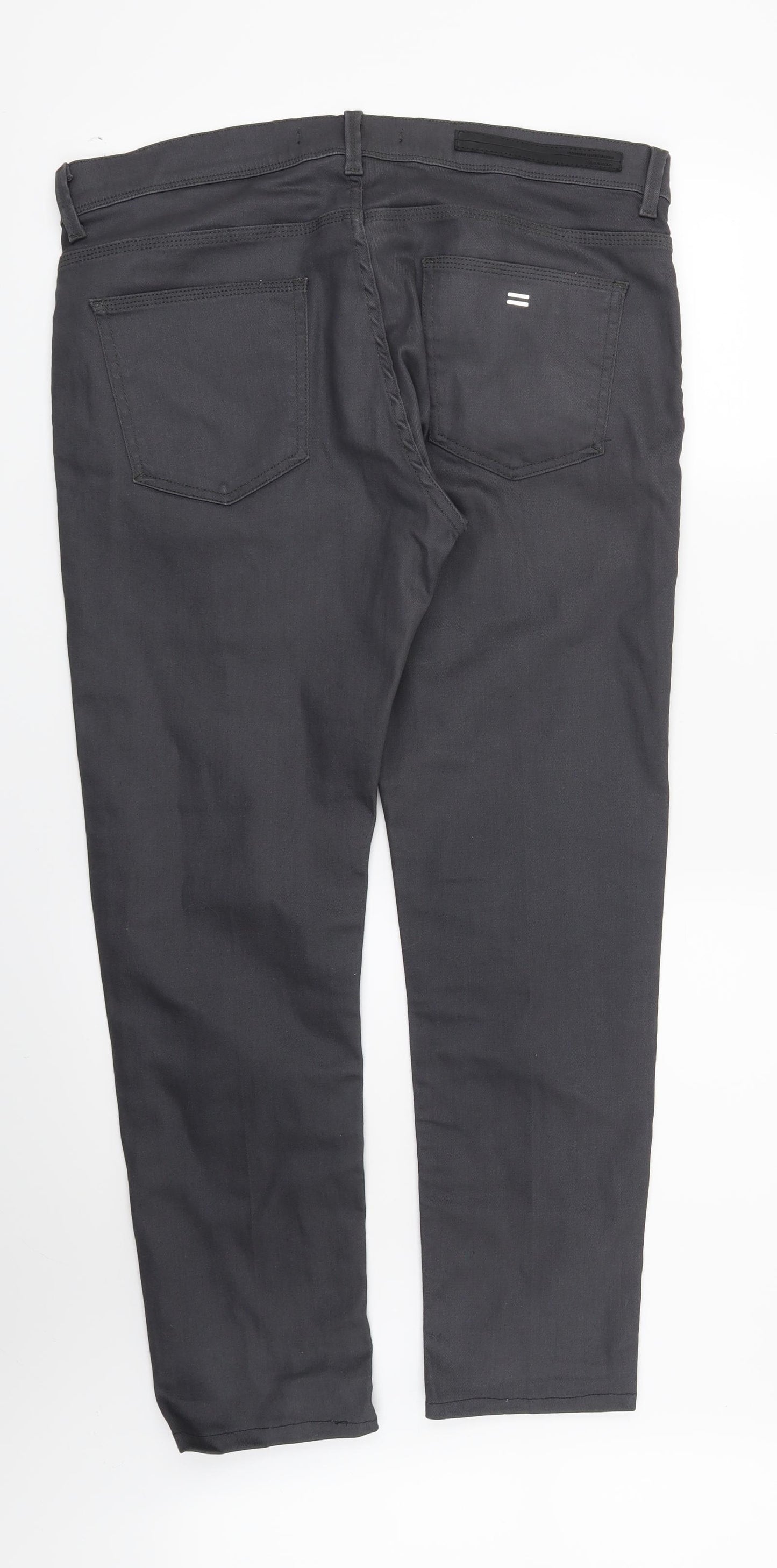 Zara Mens Grey   Straight Jeans Size 36 in L29 in