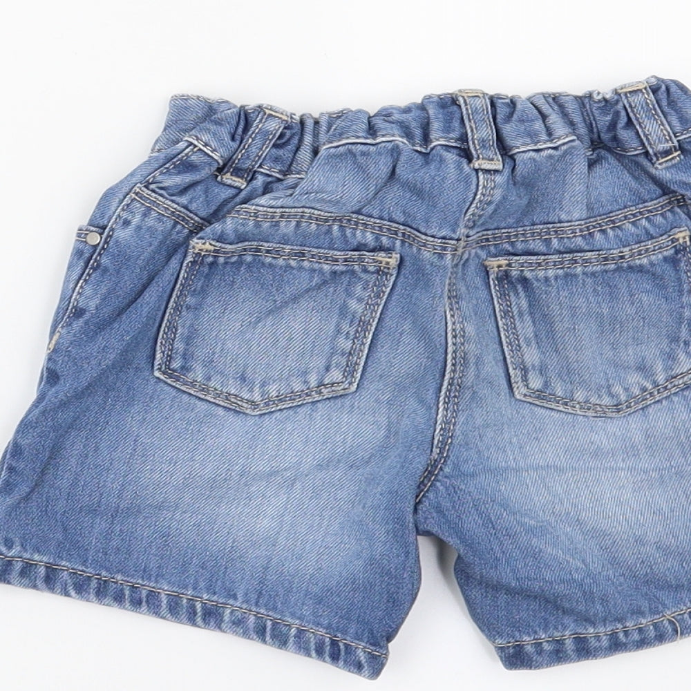 NEXT Girls Blue   Cut-Off Shorts Size 2-3 Years