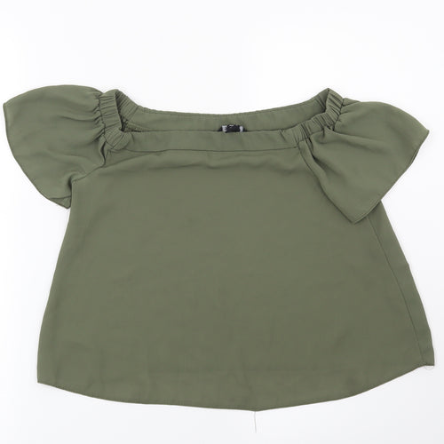 New Look Girls Green   Basic Blouse Size 12 Years