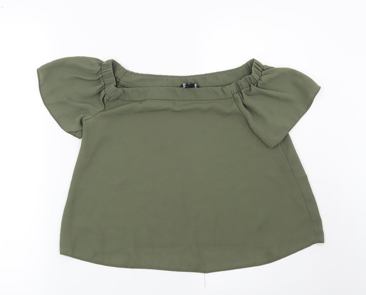 New Look Girls Green   Basic Blouse Size 12 Years
