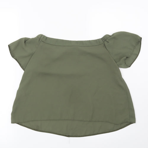 New Look Girls Green   Basic Blouse Size 12 Years