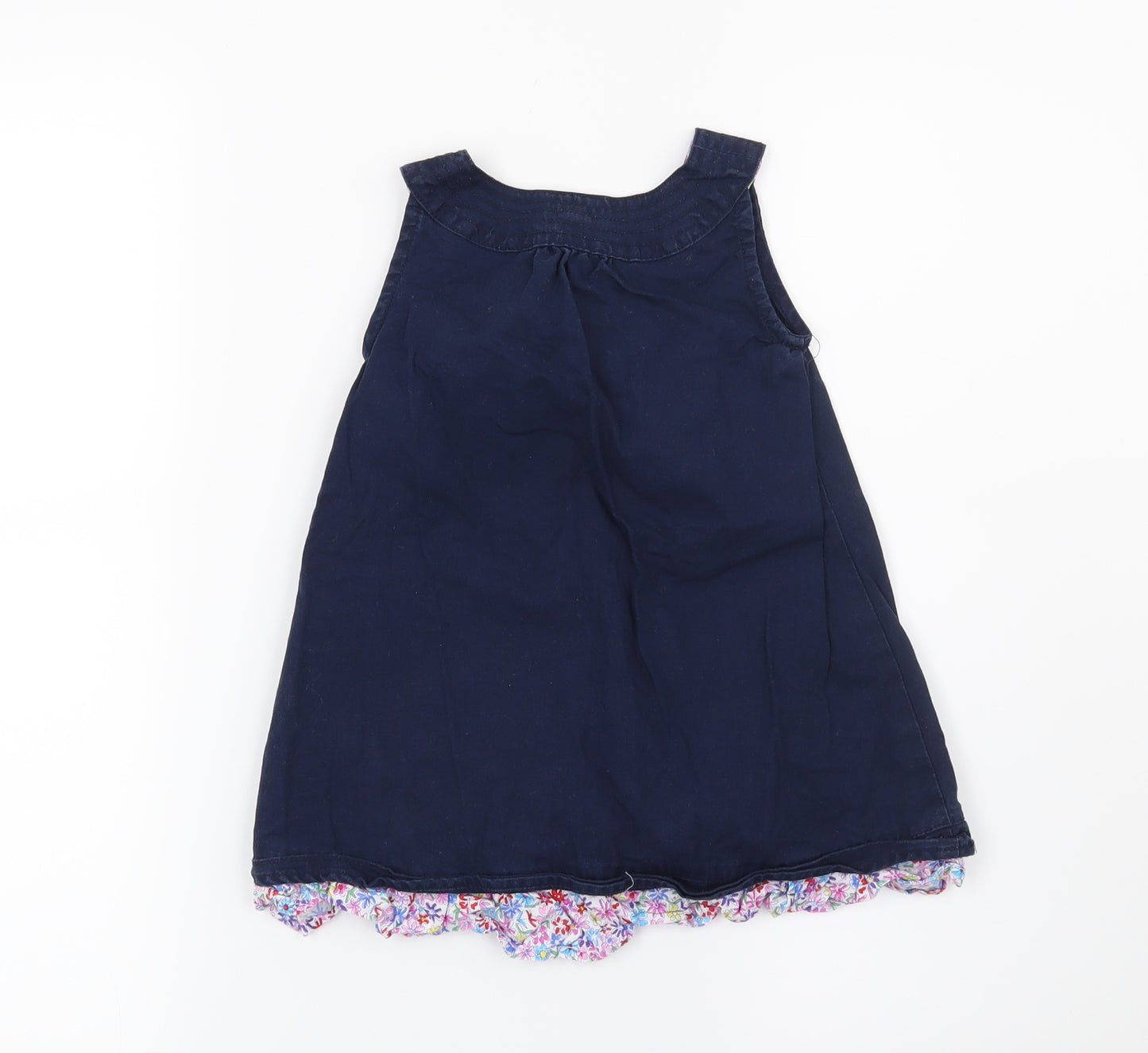 JoJo Maman Bébé Girls Blue   Shift  Size 12-18 Months