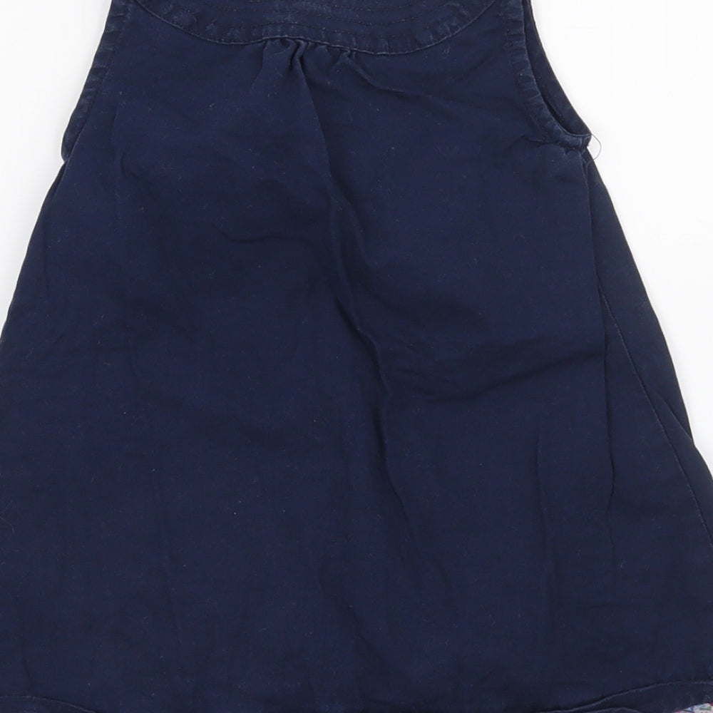 JoJo Maman Bébé Girls Blue   Shift  Size 12-18 Months