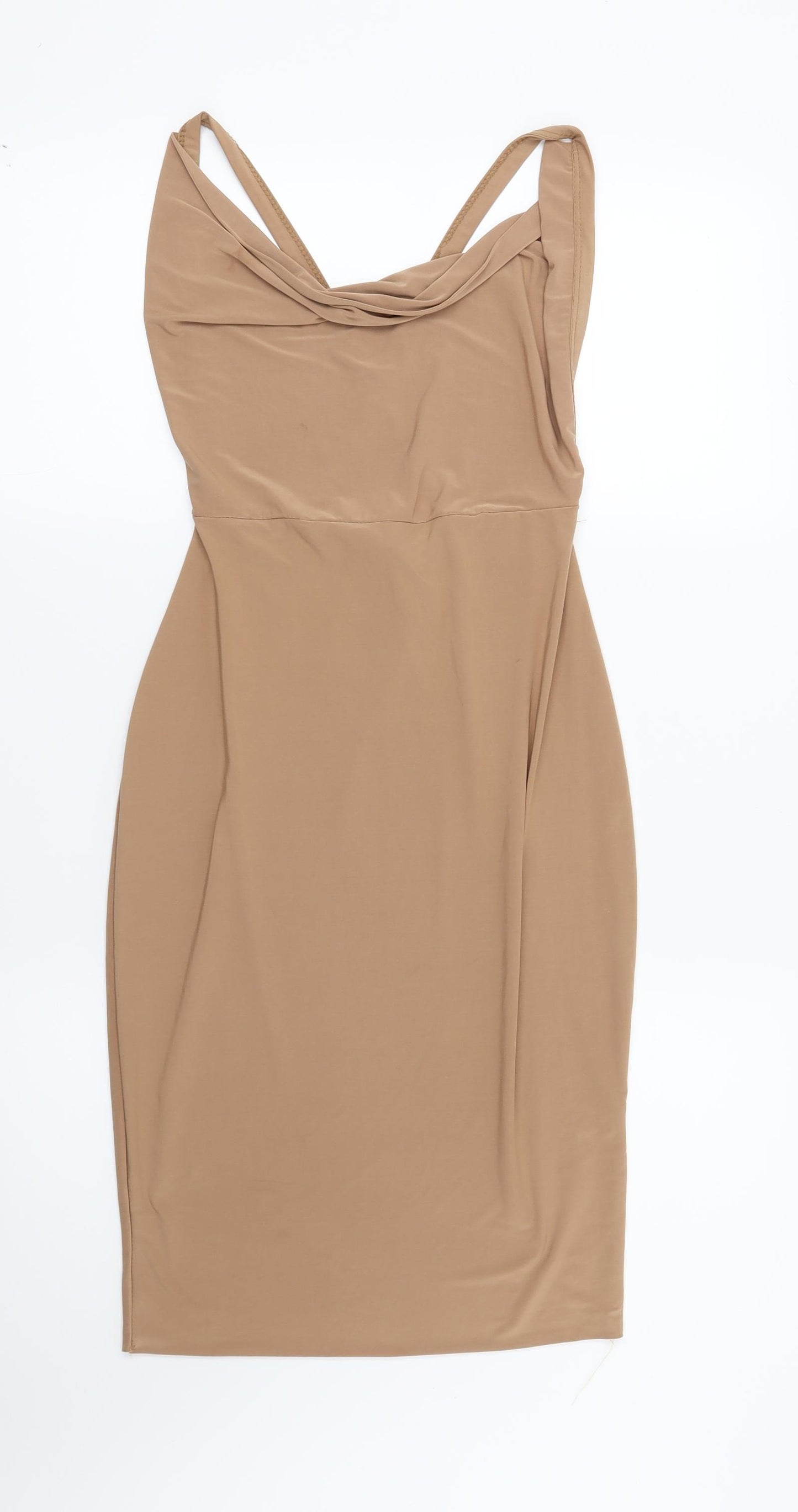 Rare London Womens Brown   Bodycon  Size 10