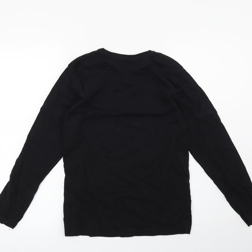 George Boys Black   Basic T-Shirt Size 11-12 Years  - Future Legend
